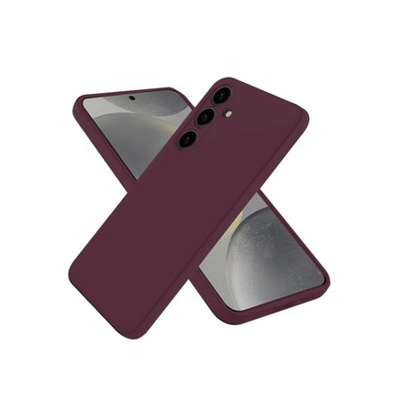 Samsung Galaxy A56 Kılıf First Silikon - Mürdüm
