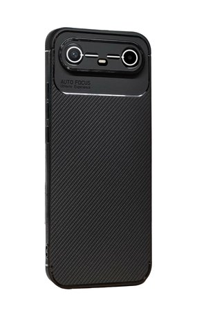 Tecno Spark Slim 5G Auto Focus Karbon Kapak - Siyah