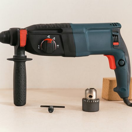 1500W 26mm Elektrikli Darbeli Matkap - Çantalı