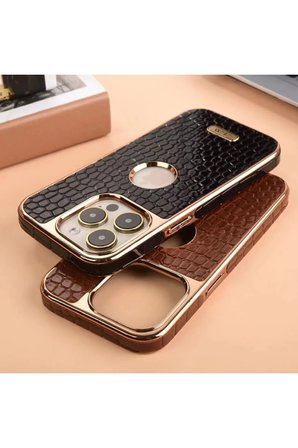 Apple iPhone 13 Pro Max Kılıf Snake Kapak - Bordo
