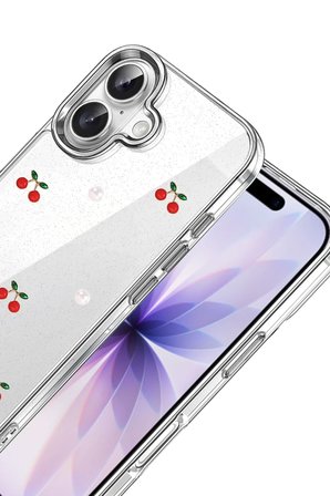 Apple iPhone 17 Fiyonk Desenli Kapak - Desen 9