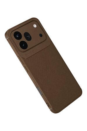 Huawei Honor 600 Pro Auto Focus Karbon Kapak - Kahverengi