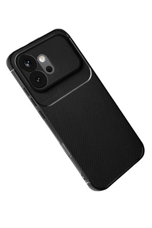 Huawei Honor 600 Auto Focus Karbon Kapak - Siyah