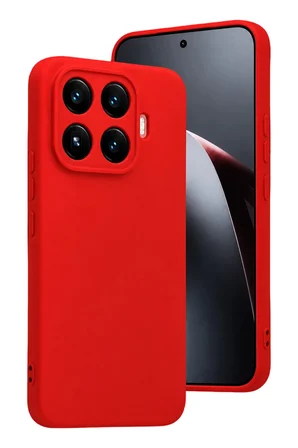 Xiaomi Mi 17T Nano içi Kadife Silikon - Kırmızı