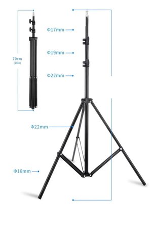 2.1 Tripod Stand Led Işık İçin