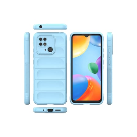 Xiaomi Redmi 10C Kılıf Optimum Silikon - Sky Blue