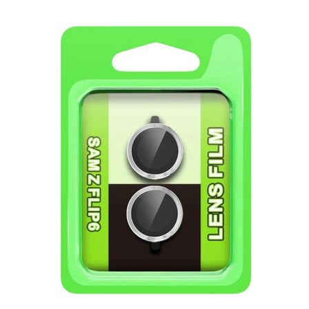 Samsung Galaxy Z Flip 6 Raze Metal Kamera Lens - Gümüş