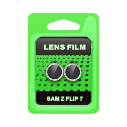 Samsung Galaxy Z Flip 7 Raze Metal Kamera Lens - Gümüş