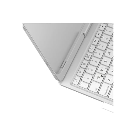 Apple iPad Pro 11 (2024) F11 ATS Kılıf Magic Dönen Klavyeli Tablet Kılıf - Gümüş