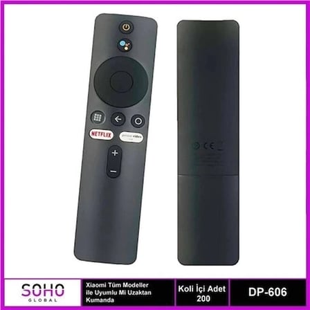 Özel Üretim Akıllı TV Ses Komutlu Bluetooth Kablosuz Evrensel Kontrol Ergonomik ANDROİD KUMANDA