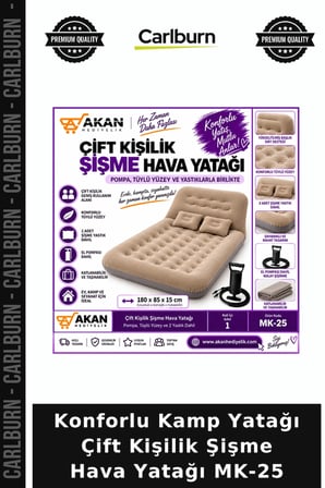 Özel Üretim Seyahat Konforlu Kamp Yatağı Çift Kişilik Şişme Hava Yatağı