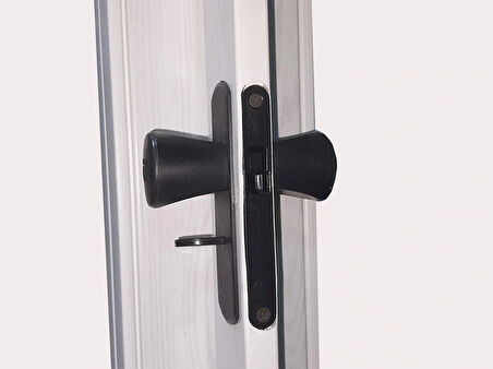 Akordiyon katlanır Kapı 12 mm, Beyaz, Camsız En 117 cm x Boy 195 cm