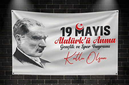 19 Mayıs Vinil Branda Baskı 150x100 model:05