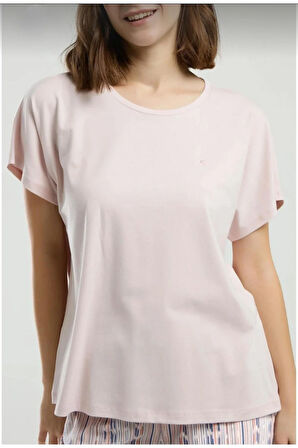 Kadın Kısa Kol Pijama Takım-8955