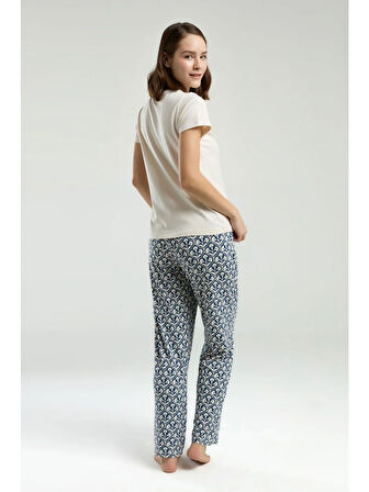Kadın Kısa Kol Pijama Takım-3212
