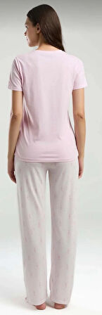 Kadın Kısa Kol Pijama Takım-3252