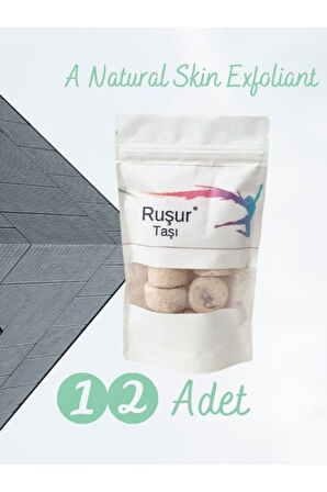 %100 Doğal Ruşur Taşı 12 Adet