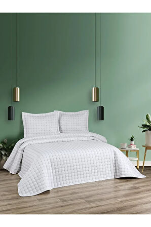 Aleda Kapitoneli 3 Parça Çift Kişilik Yatak Örtüsü Takımı