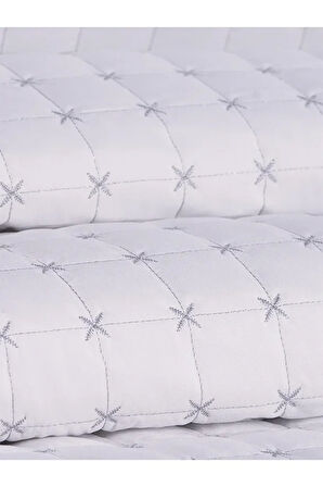 Aleda Kapitoneli 3 Parça Çift Kişilik Yatak Örtüsü Takımı