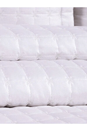 Aleda Kapitoneli 3 Parça Çift Kişilik Yatak Örtüsü Takımı