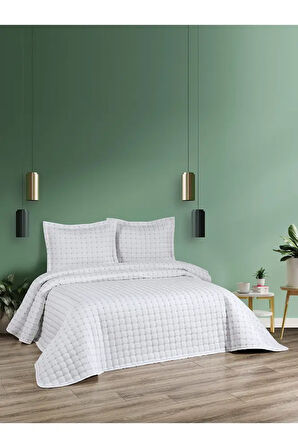 Aleda Kapitoneli 3 Parça Çift Kişilik Yatak Örtüsü Takımı
