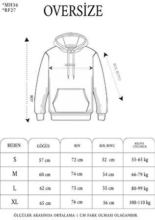 Unisex Uzun Kol Kapşonlu Yıkamalı Nakışlı SweatShirt - Füme