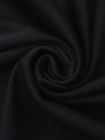 Brooklyn Harf Baskılı Düşük Omuzlu T-shirt, Rahat Kısa Kollu Bol T-shirt, Kadın Giyim - Siyah