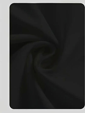 20/1 Penye Compack Start All Over Baskılı Oversize Bisiklet Yaka Kısa Kol T-shirt - Siyah