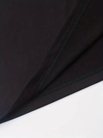 ANIMAL Desen Baskı Erkek Oversive Tişört, Grafik Tişört Erkek Yazlık Outdoor Kıyafetleri, Sporda ve Günlük Giyime Uygun  - Siyah