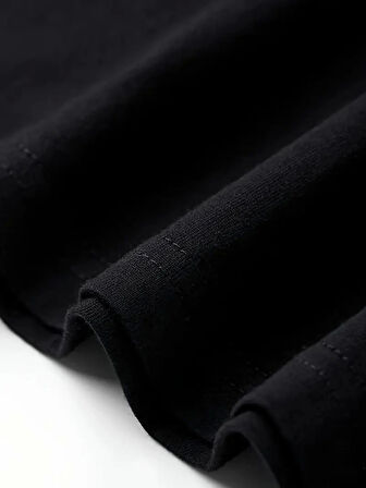 20/1 Penye Compack Özgür kuşlar Baskılı Baskılı Oversize Bisiklet Yaka T-shirt - Beyaz