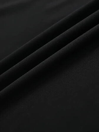 Büyük Boy Ayıcık Baskılı Bisiklet Yaka T-Shirt, İlkbahar & Yaz İçin Rahat Kısa Kollu T-Shirt, Kadın Giyim - Siyah