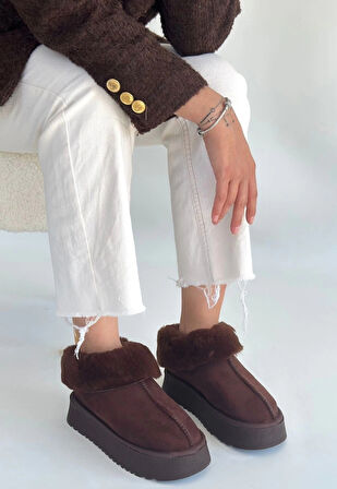 Edali Kahverengi Süet Bot