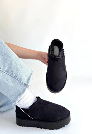 Mitay Siyah Süet Bot