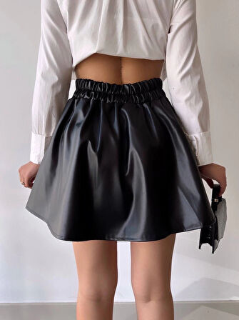 Kısa deri çan etek h26599