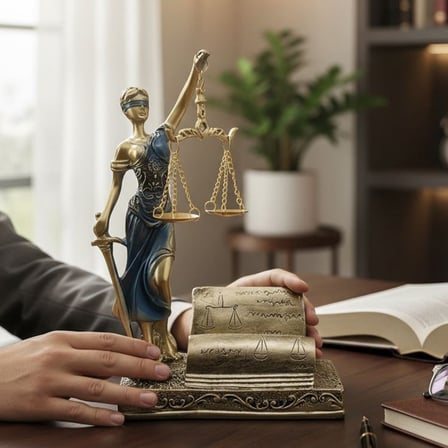 Adalet Kadını Adalet Terazisi Heykeli Kartvizitlik 18