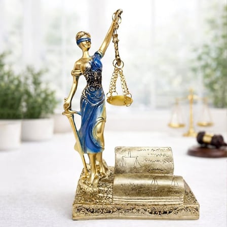 Adalet Kadını Adalet Terazisi Heykeli Kartvizitlik 18
