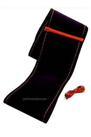 Opel Astra J Uyumlu Alkantra Nubuk Dikmeli Direksiyon Kılıfı Kırmızı Yüzüklü