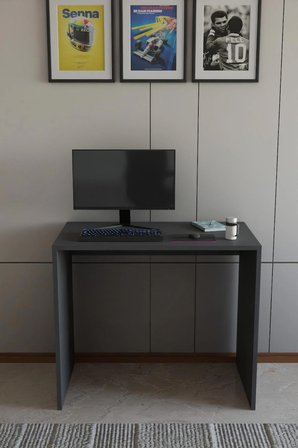 Alpa Ev Mobilya Modern Ofis ve Çalışma Masası 90x50x75 cm | Minimalist Laptop Bilgisayar Masası