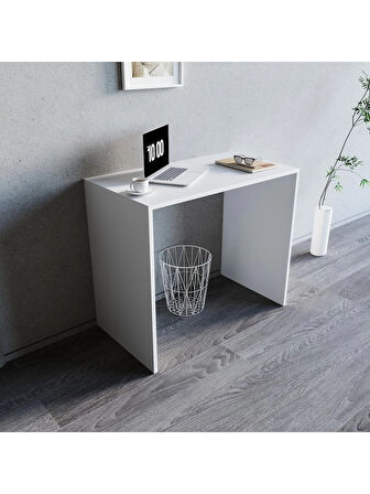 Alpa Ev Mobilya Modern Ofis ve Çalışma Masası 90x50x75 cm | Minimalist Laptop Bilgisayar Masası