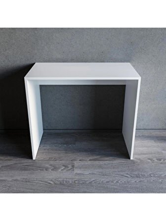 Alpa Ev Mobilya Modern Ofis ve Çalışma Masası 90x50x75 cm | Minimalist Laptop Bilgisayar Masası