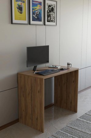 Alpa Ev Mobilya Modern Ofis ve Çalışma Masası 90x50x75 cm | Minimalist Laptop Bilgisayar Masası