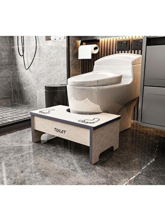 Alpa Ev Mobilya Çocuk Klozet ve Lavabo Önü Platform Tabure ,Montessori Tarzı Eğitim Yardımcı Basamak