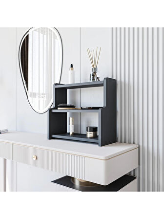 Alpa Ev Mobilya 3 Katlı Tezgah Üstü Mutfak Rafı,Baharatlık,Çok Amaçlı Organizer