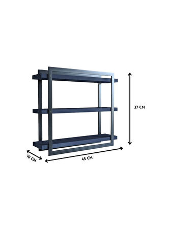 Alpa Ev Mobilya 3 Katlı Metal Çerçeveli Banyo Rafı, Modern Lavabo Üstü Tezgah Üstü Düzenleyici
