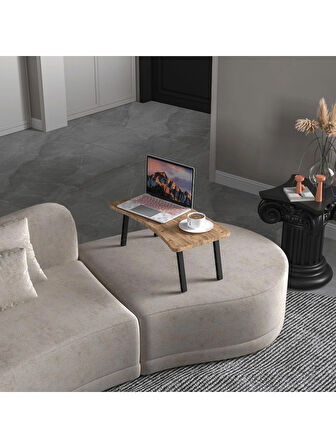 Alpa Ev Mobilya Katlanabilir Laptop Sehpası ,Taşınabilir Katlanır Masa,Çalışma Sehpası, Kahvaltı Masası