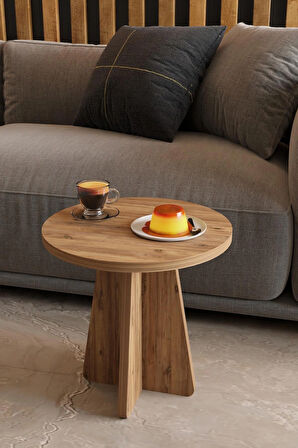 Alpa Ev Mobilya Mantar Sehpa 3’lü Zigon Sehpa Seti – İskandinav Stil Modern Salon Sehpası