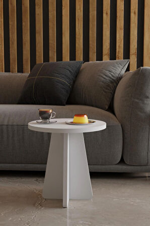 Alpa Ev Mobilya Mantar Sehpa 3’lü Zigon Sehpa Seti – İskandinav Stil Modern Salon Sehpası