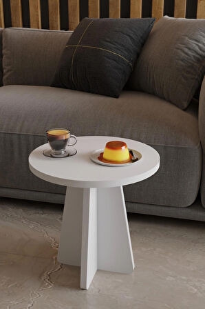 Alpa Ev Mobilya Mantar Sehpa 3’lü Zigon Sehpa Seti – İskandinav Stil Modern Salon Sehpası