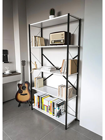 Alpa Ev Mobilya 5 Katlı Geniş Mutfak Rafı , Çok Amaçlı Mutfak Organizeri, Kahve Köşesi ve Ev Düzenleyici