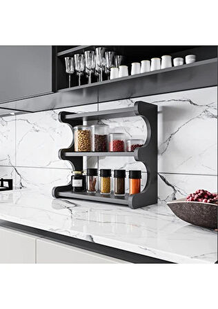 Alpa Ev Mobilya 3 Katlı Masa Üstü Raf – Ofis Düzenleyici,Çok Amaçlı Organizer Raf